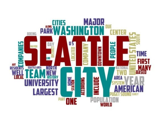 Seattle Typography Wallpaper