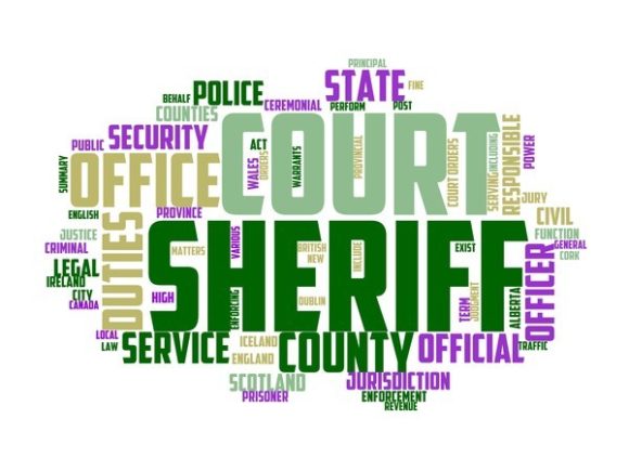 Sheriff Typography Tie Dye