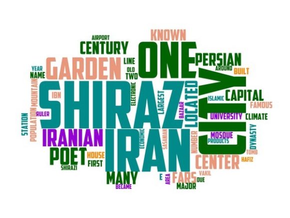 Shiraz Typography Background