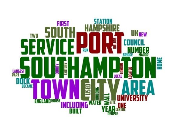 Southampton Typography Tie Dye