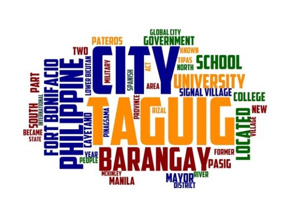 Taguig Typography Background