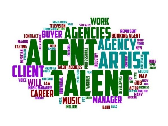 Theatrical Agent Typography Book Cover