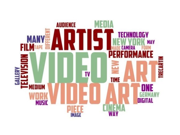 Video Artist Typography Book Cover